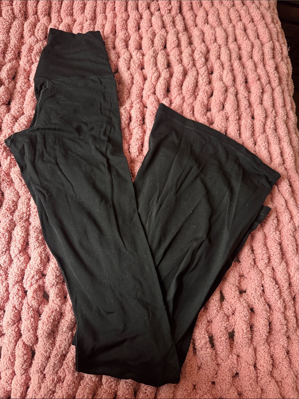 aerie Black Flared Leggings